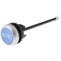 Eaton RMQ Titan M22 Series Blue Push Lock Push Button Head, 22 mm Cutout, IP67 254834 M22-DZ-B-GB14