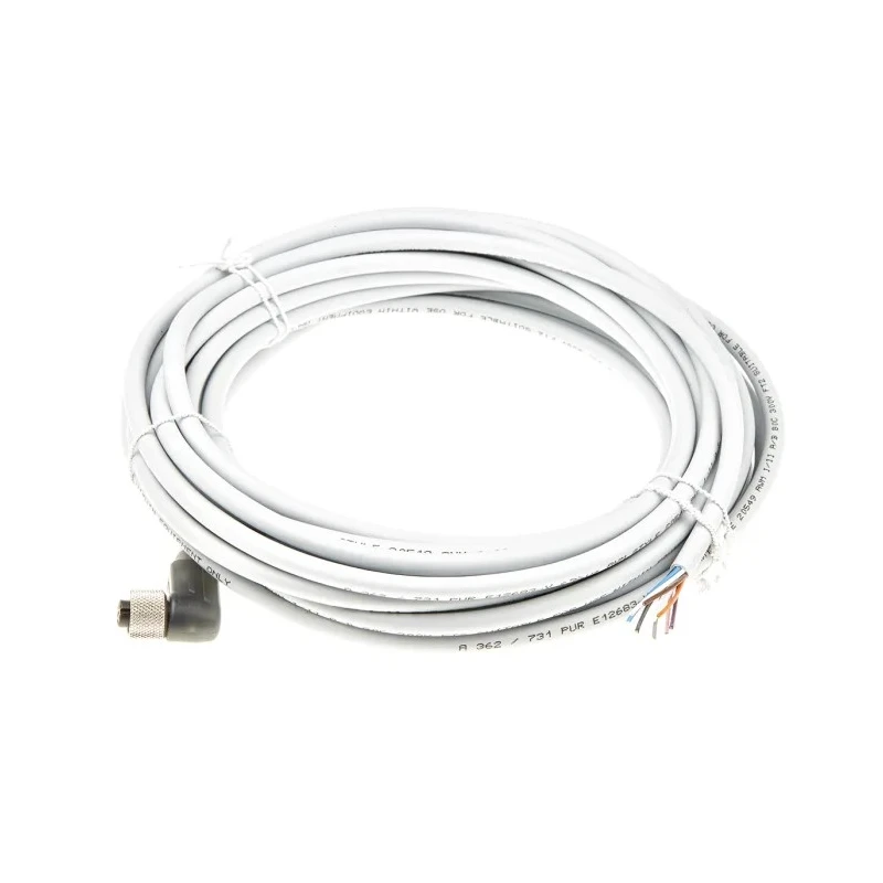 Telemecanique Sensors Female Sensor Actuator Cable, Black Polyurethane Jacket, 10 m Length, 30-36 V AC XZCP53P12L10