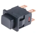 Arcolectric (Bulgin) Ltd 1683 Series Push Button Switch, Latching, Panel Mount, DPDT, IP67, 250 V ac, 16 A Contact 1684.1101