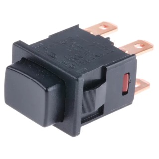 Arcolectric (Bulgin) Ltd 1683 Series Push Button Switch, Latching, Panel Mount, DPDT, IP67, 250 V ac, 16 A Contact 1684.1101