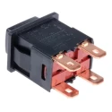 Arcolectric (Bulgin) Ltd 1683 Series Push Button Switch, Latching, Panel Mount, DPDT, IP67, 250 V ac, 16 A Contact 1684.1101