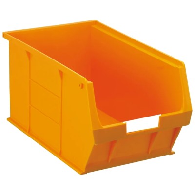 RS PRO Polypropylene Storage Bin 350 mm x 205 mm x 181 mm Orange 469-6756