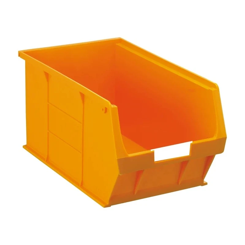 RS PRO Polypropylene Storage Bin 350 mm x 205 mm x 181 mm Orange 469-6756