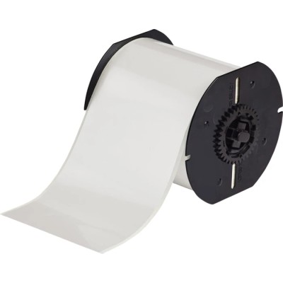 Brady Clear Industrial Vinyl Label Roll, 101.6 mm Width, 30.5 m Length B30C-4000-595-CL