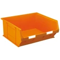 RS PRO Polypropylene Storage Bin 376 mm x 419 mm x 180 mm Orange 469-6740