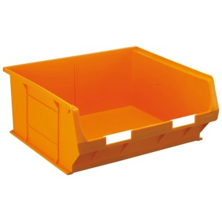 RS PRO Polypropylene Storage Bin 376 mm x 419 mm x 180 mm Orange 469-6740