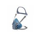 3M 7500 Series Half Mask Respirator Mask, Size M, Silicone Construction, NIOSH Approved 7502