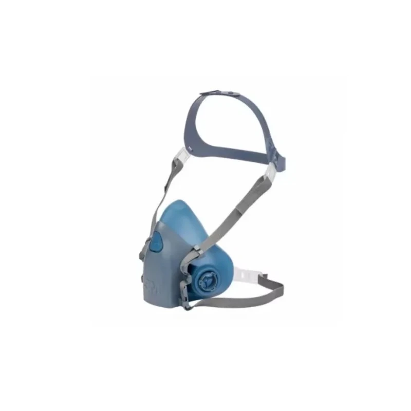 3M 7500 Series Half Mask Respirator Mask, Size M, Silicone Construction, NIOSH Approved 7502
