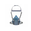 3M 7500 Series Half Mask Respirator Mask, Size M, Silicone Construction, NIOSH Approved 7502