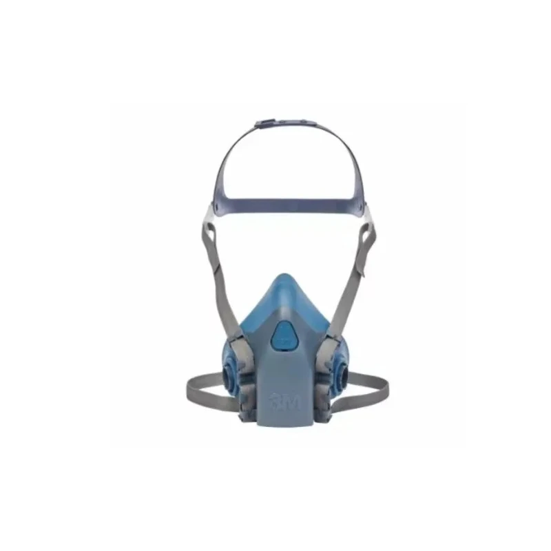 3M 7500 Series Half Mask Respirator Mask, Size M, Silicone Construction, NIOSH Approved 7502