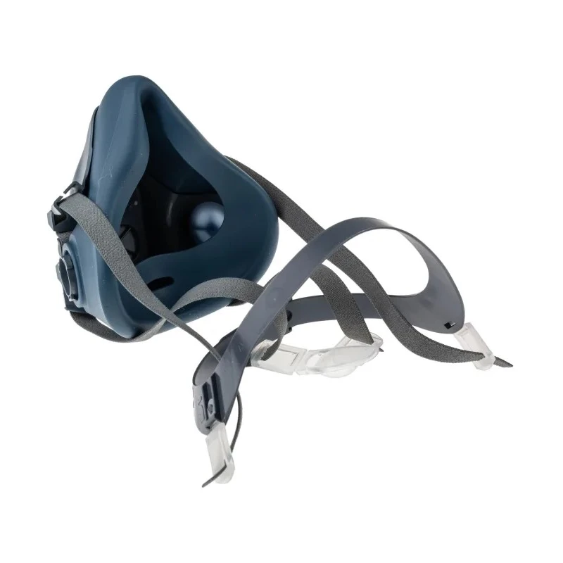 3M 7500 Series Half Mask Respirator Mask, Size M, Silicone Construction, NIOSH Approved 7502