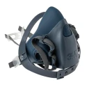 3M 7500 Series Half Mask Respirator Mask, Size M, Silicone Construction, NIOSH Approved 7502