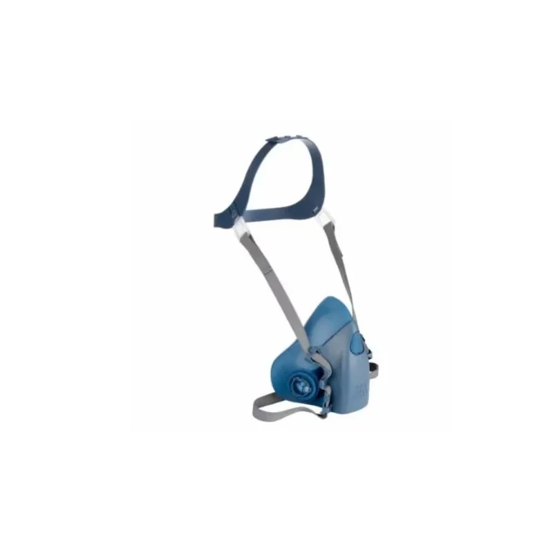 3M 7500 Series Half Mask Respirator Mask, Size M, Silicone Construction, NIOSH Approved 7502