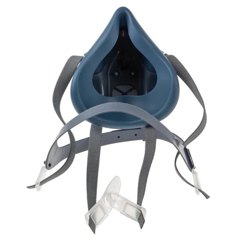 3M 7500 Series Half Mask Respirator Mask, Size M, Silicone Construction, NIOSH Approved 7502