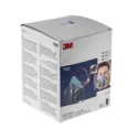 3M 7500 Series Half Mask Respirator Mask, Size M, Silicone Construction, NIOSH Approved 7502