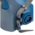 3M 7500 Series Half Mask Respirator Mask, Size M, Silicone Construction, NIOSH Approved 7502
