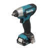 Makita 3/8 in 12V Brushed Motor Cordless Impact Wrench 2 Ah Battery Capacity 2600rpm Speed TW140DWAE