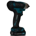 Makita 3/8 in 12V Brushed Motor Cordless Impact Wrench 2 Ah Battery Capacity 2600rpm Speed TW140DWAE