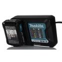 Makita 3/8 in 12V Brushed Motor Cordless Impact Wrench 2 Ah Battery Capacity 2600rpm Speed TW140DWAE
