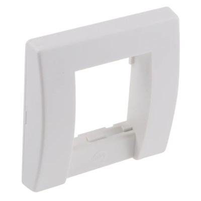 Molex CES Angled Cat6 1 Way RJ45 Faceplate Panel WGB-00001-02 SINGLE