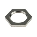 RS PRO Silver 316 Stainless Steel Cable Gland Locknut M20 Thread IP67 IP66 471-1394