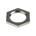 RS PRO Silver 316 Stainless Steel Cable Gland Locknut M20 Thread IP67 IP66 471-1394