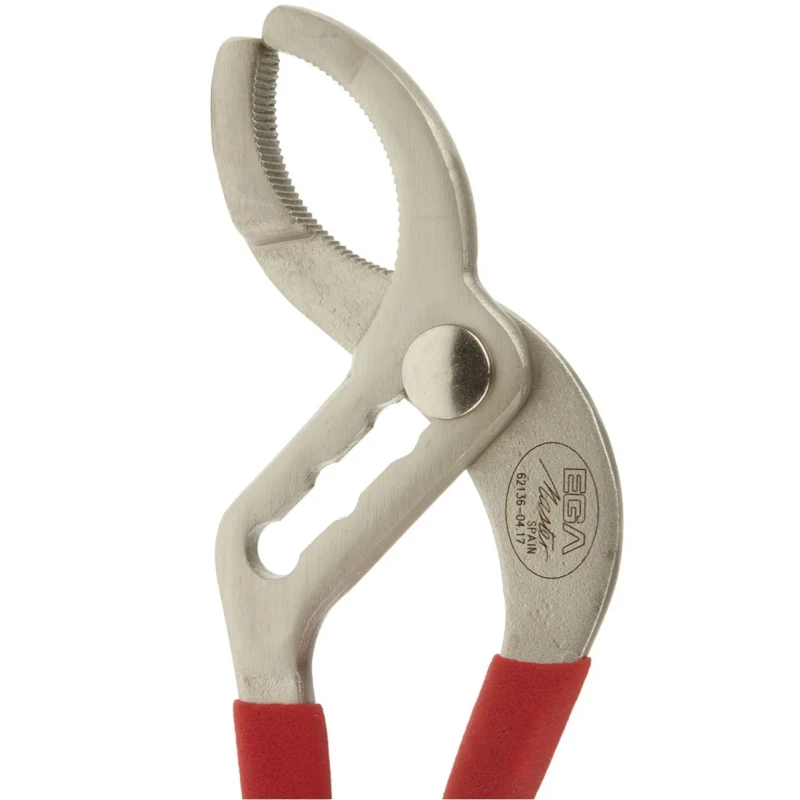 Ega-Master 62 mm Jaw Capacity Pipe Wrench, 254mm Overall Length, Plastic Handle, VDE/1000V Approved 62136