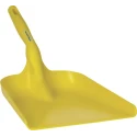 Vikan Hand Shovel, Blade Width 271 mm, Handle Length 1150 mm, Polypropylene, Yellow 56736