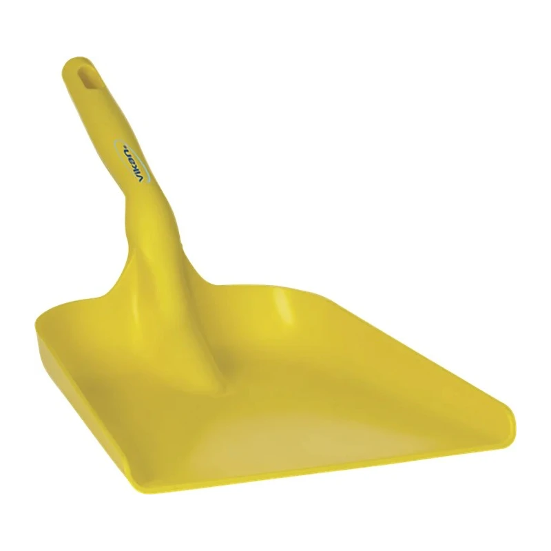 Vikan Hand Shovel, Blade Width 271 mm, Handle Length 1150 mm, Polypropylene, Yellow 56736