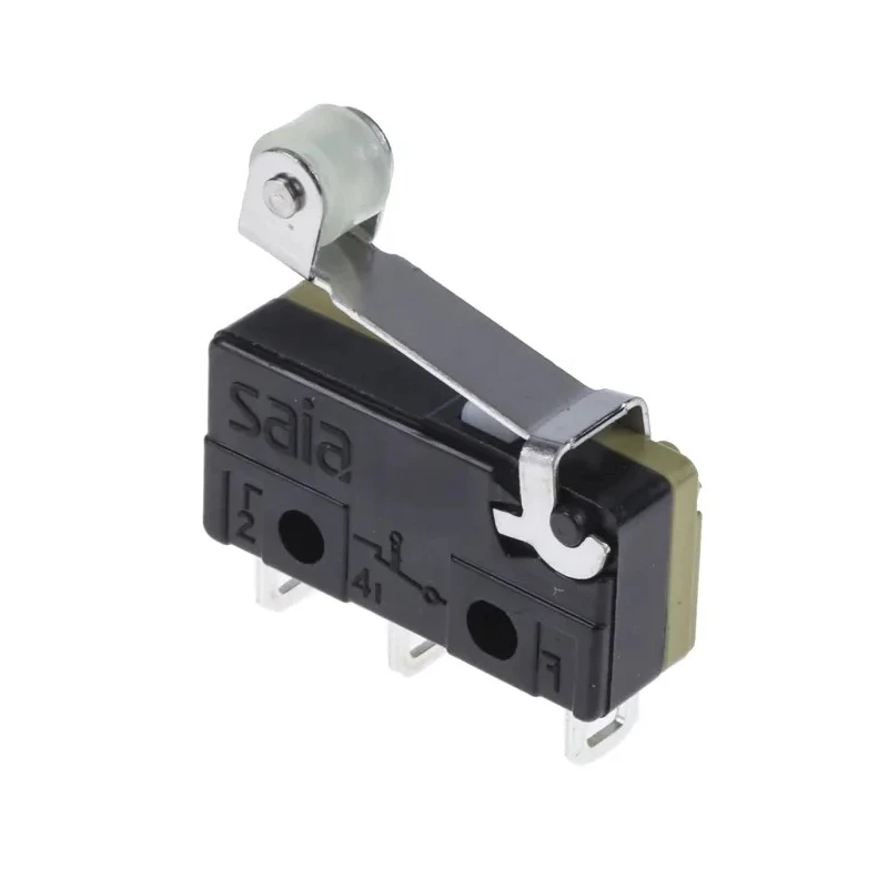 Saia-Burgess Roller Lever Micro Switch, Solder Terminal, 6A, 250 V ac, SPDT, IP40 XCG3-S1-Z1
