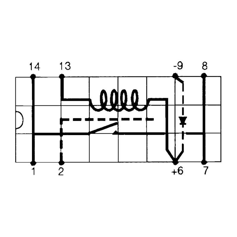 Celduc PCB Reed Relay, 5V DC Coil, SPST, 100V DC Max, 0.5A Max, 380 Ω Coil Resistance D71A2100