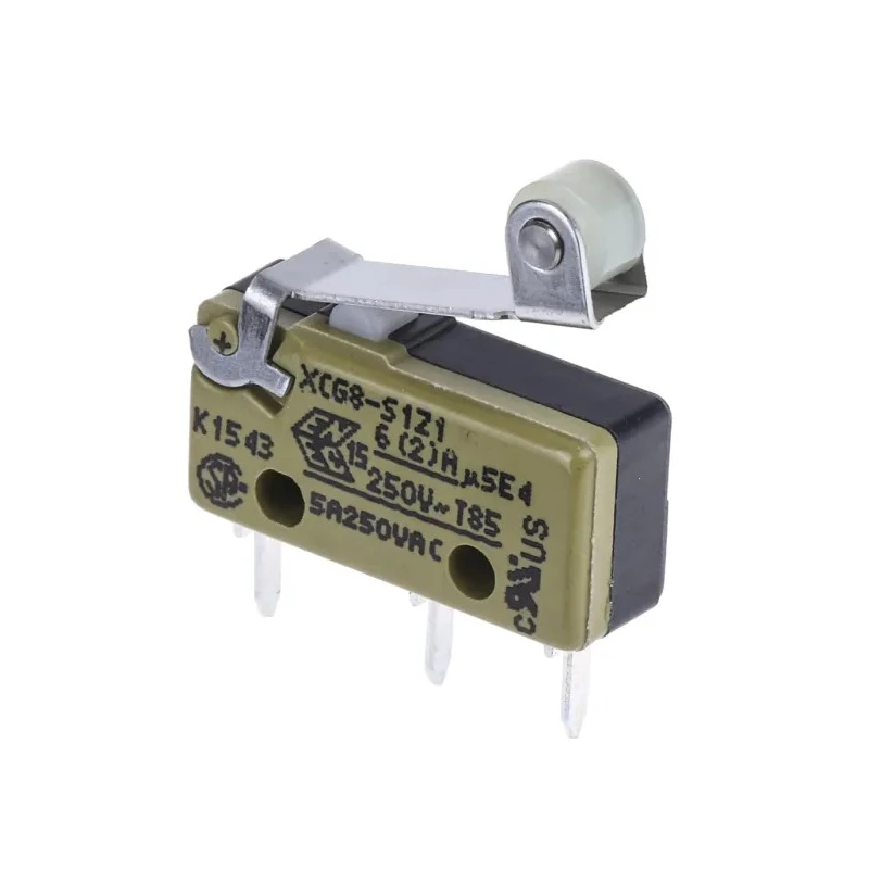 Saia-Burgess Roller Lever Subminiature Micro Switch, PCB Terminal, 6A, 250 V ac, SPDT, IP40 XCG8-S1-Z1