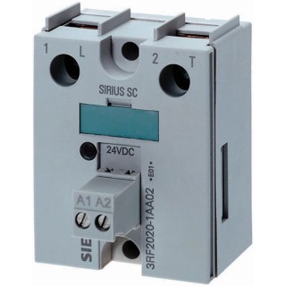 Siemens 3RF2 Series Solid State Relay 20 A Load, DIN Rail Mount, 460 V Load, 24V dc Control 3RF2020-1AA04
