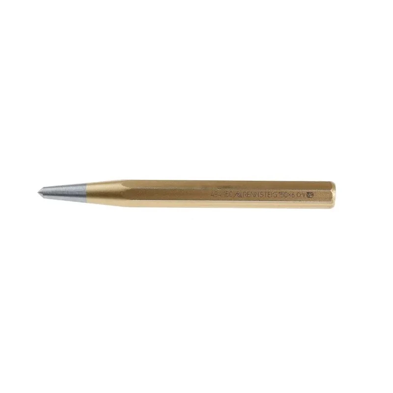 RS PRO Chrome Vanadium Steel Centre Punch, 14mm Shank Diameter, 150mm Length, DIN 7250 Standard, Model 473-0711