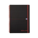 Black n Red A4 Wirebound Hard Cover Ruled Notepad, 140 Sheets 100080166