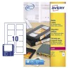 Avery White Adhesive CD & DVD Label Sheet Pack of 25, Laser Printer Compatible L7666-25