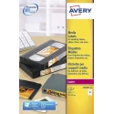 Avery White Adhesive CD & DVD Label Sheet Pack of 25, Laser Printer Compatible L7666-25