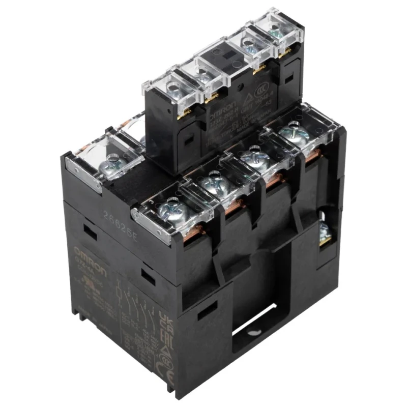 Omron Screw, DIN Track Power Relay 12V DC Coil 40A Switching Current 4PST-NO G7Z-4A-20Z-R 12VDC
