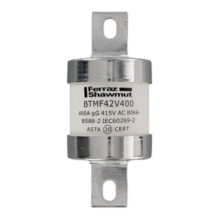 Mersen 400A Bolted Tag Fuse B4 415V AC Central Bolted Tag Fuse-links gG Series F226325 / BTMF42V400