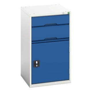 Bott Steel Drawer Unit 2, 900 mm x 525 mm x 550 mm, Blue Grey 16925037.11