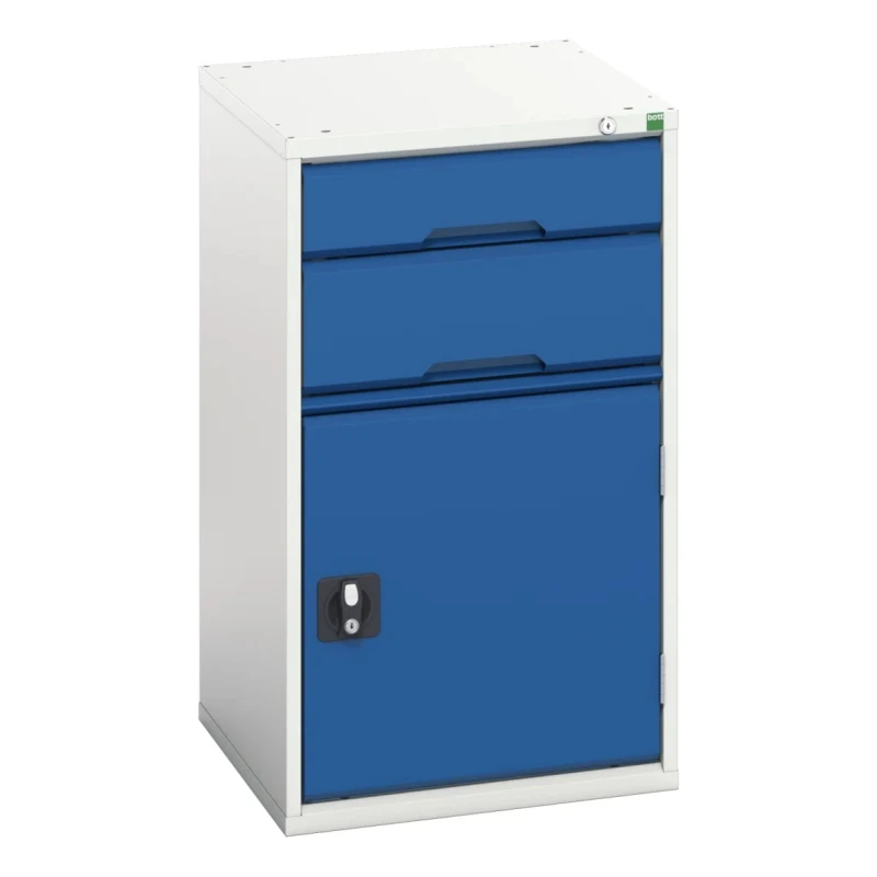 Bott Steel Drawer Unit 2, 900 mm x 525 mm x 550 mm, Blue Grey 16925037.11