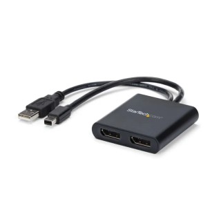 StarTech.com Mini DisplayPort to DisplayPort MST Hub 2 Output 3840 x 2160 pixel MSTMDP122DP