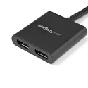 StarTech.com Mini DisplayPort to DisplayPort MST Hub 2 Output 3840 x 2160 pixel MSTMDP122DP