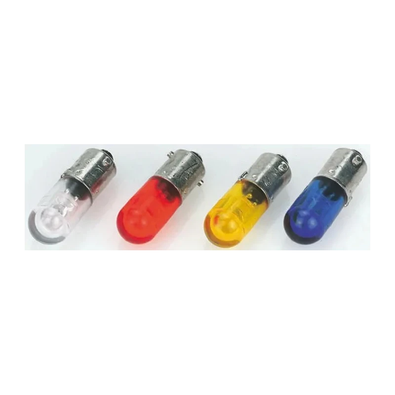 Dialight Yellow Indicator Lamp Single Chip 28V DC BA9 Base 10mm Diameter 637mcd 5862403205F