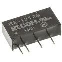 Recom 1W 12V DC-DC Converter 83mA Output, 10.8V-12V Input, Through Hole Mount, RE-1212S