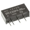 Recom 1W 12V DC-DC Converter 83mA Output, 10.8V-12V Input, Through Hole Mount, RE-1212S