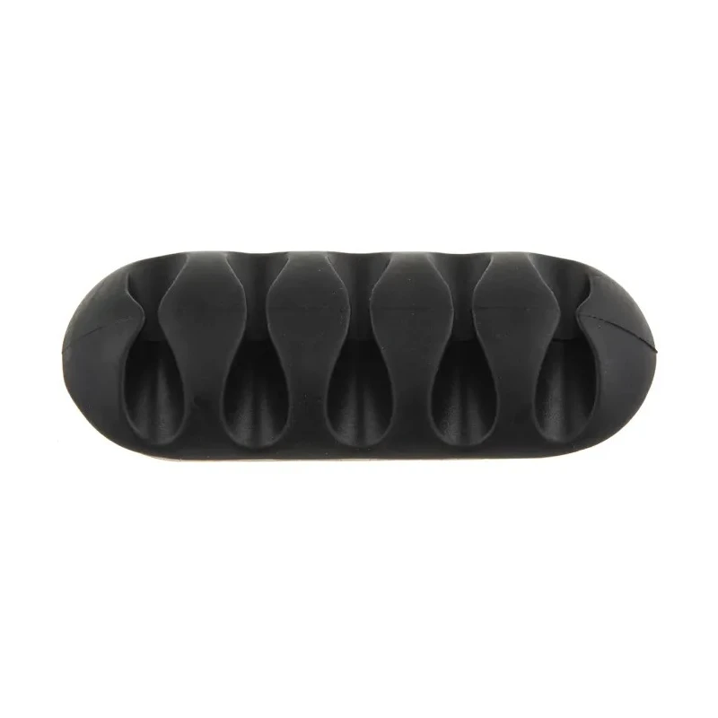 RS PRO Black Polyvinyl Chloride Cable Retainer, 5 Apertures, 66mm Length x 11.5mm Width 179-2897