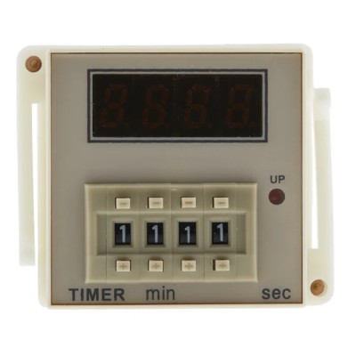 RS PRO Timer Relay, 1-Contact SPDT, 100-240 V AC Supply, Power-On Delay, Timer 99 min 59 s 179-2900