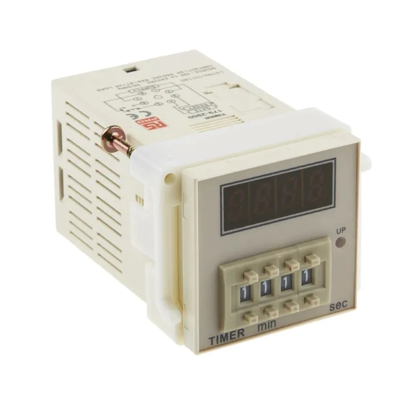 RS PRO Timer Relay, 1-Contact SPDT, 100-240 V AC Supply, Power-On Delay, Timer 99 min 59 s 179-2900