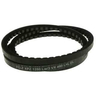Contitech Drive Belt Narrow Section XPZ Polychloroprene Polyester Cord 9.7 mm Width 8 mm Height 1263 mm Outside XPZ 1250